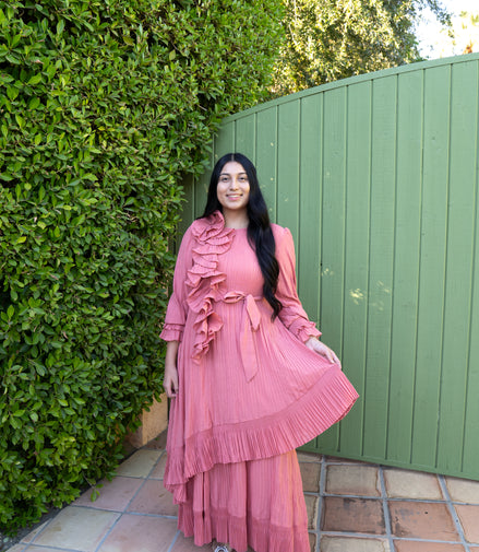 Bloom in Coral Dress