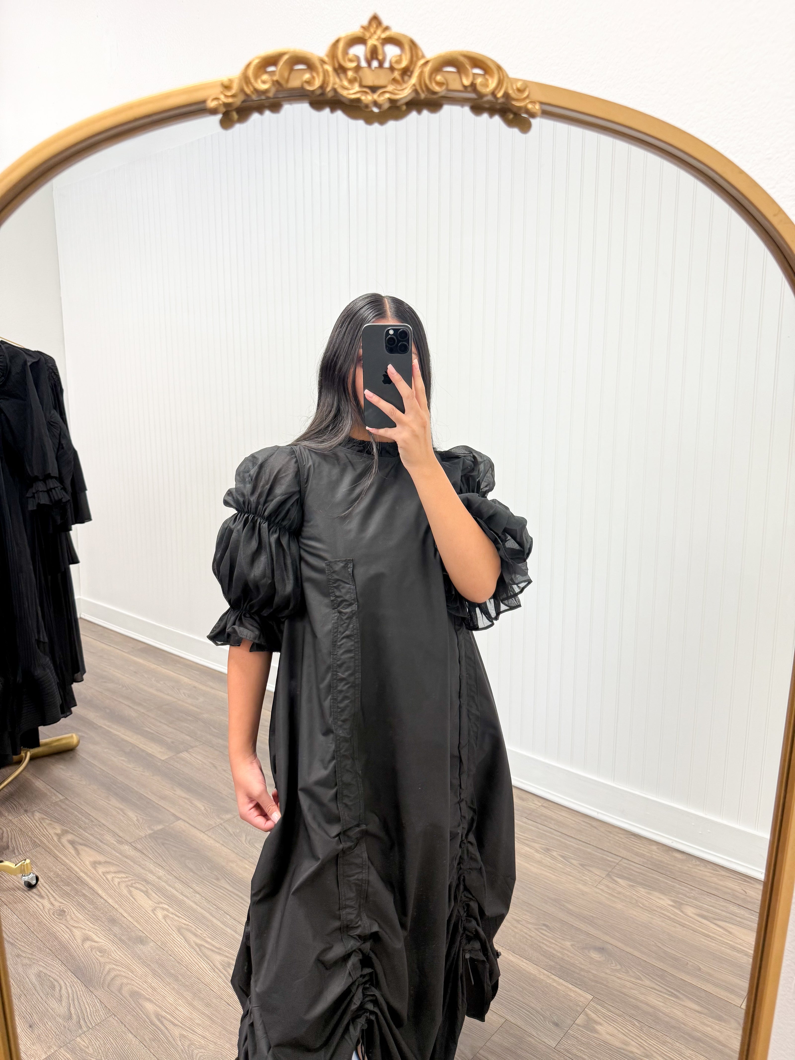 Noir Cargo Set Set In Jet Black