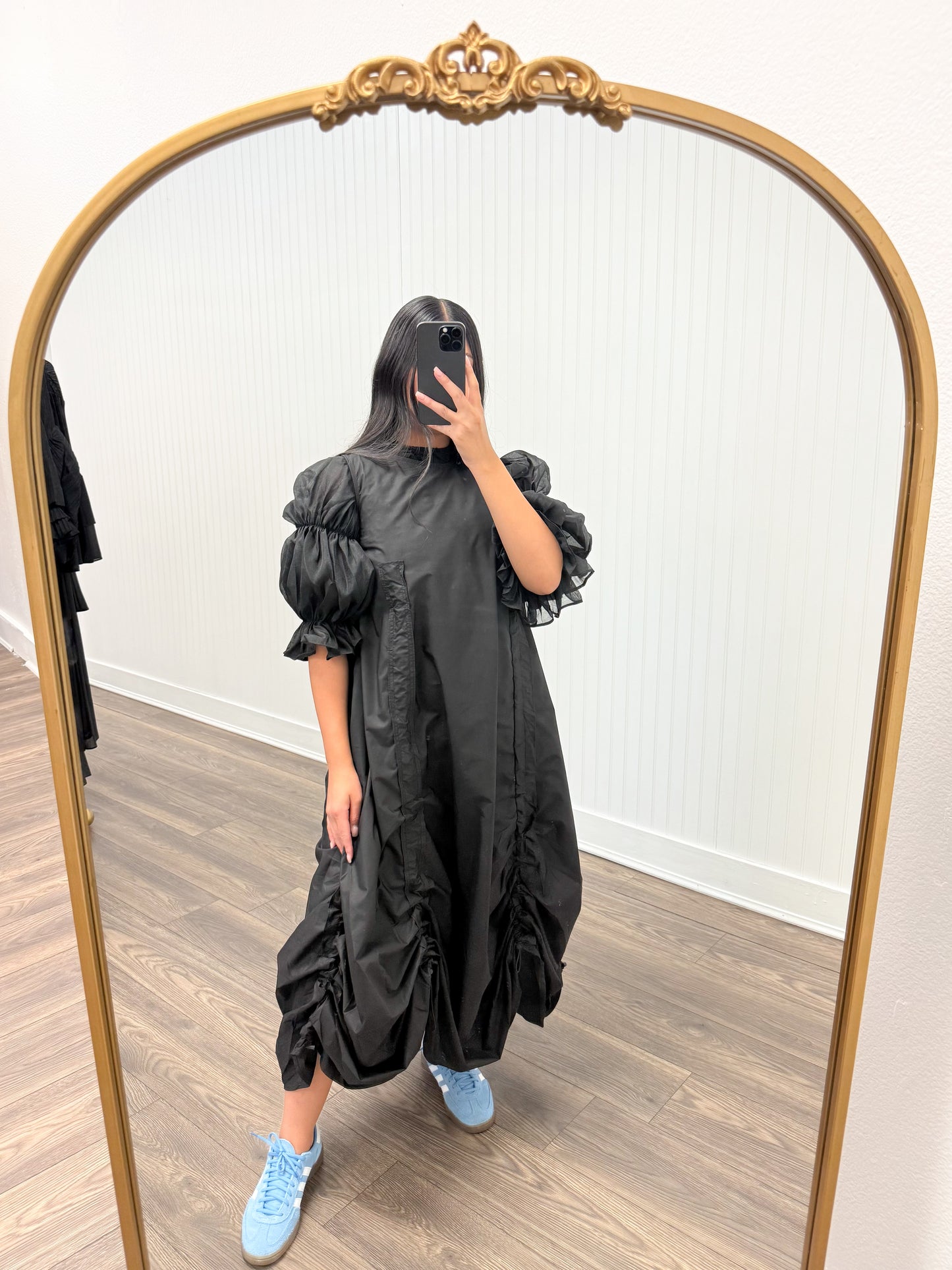 Cargo Dress Set In Black