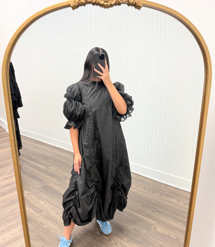 Cargo Dress Set In Black