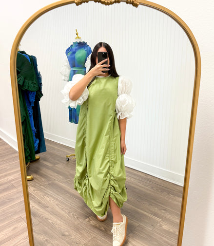 Cargo Dress Set In Light Green