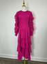 Celestial Dress In Hot Pink