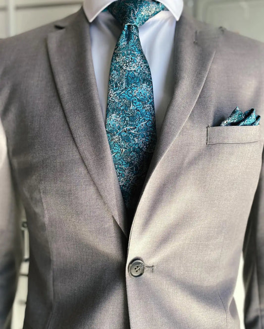 KingStone Neck Tie With PocketSquare