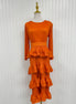 Ava Dress In Orange