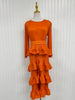 Ava Dress In Orange