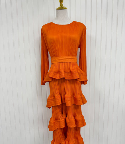 Ava Dress In Orange