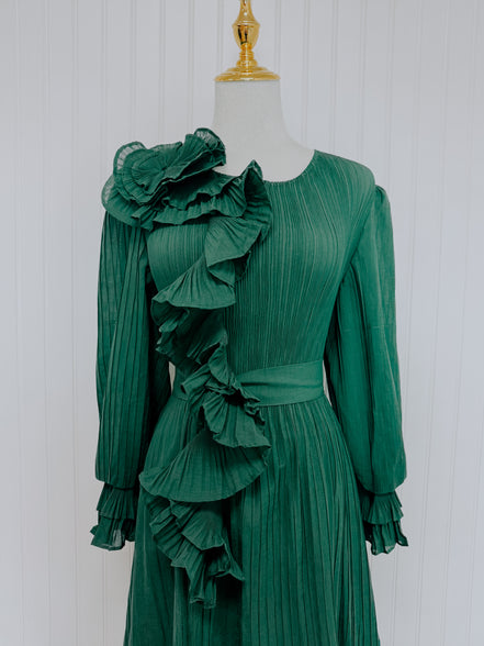 The Bloom Maxi Dress in Green