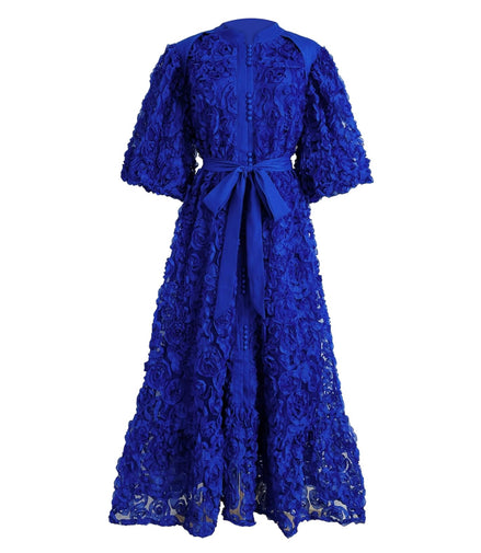 Garden Royal Midi Dress